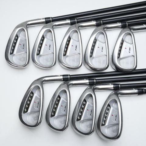 Used TaylorMade RAC OS Iron Set / 3 - SW / Regular Flex