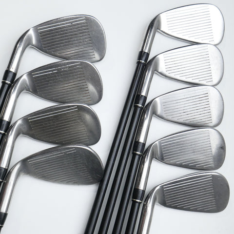 Used TaylorMade RAC OS Iron Set / 3 - SW / Regular Flex