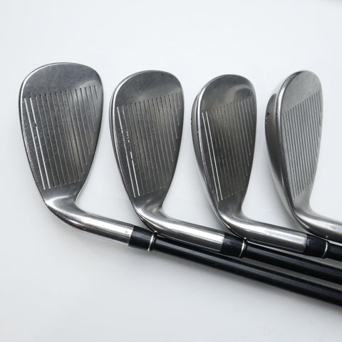 Used TaylorMade RAC OS Iron Set / 3 - SW / Regular Flex