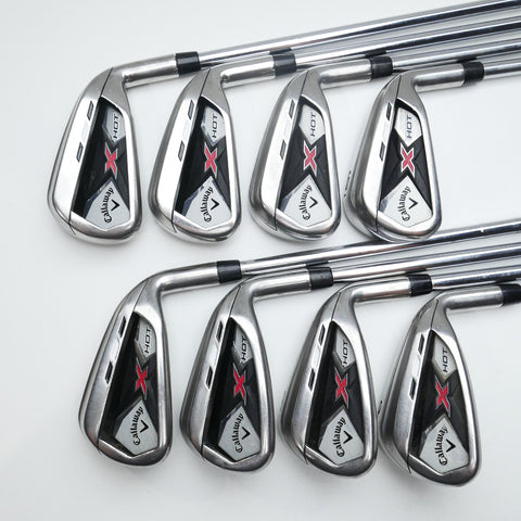 Used Callaway X Hot 2013 Iron Set / 3 - PW / Regular Flex