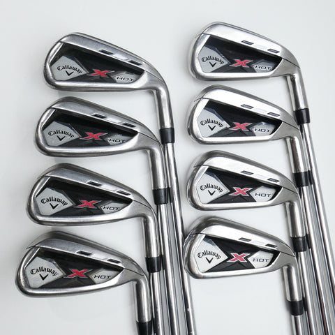 Used Callaway X Hot 2013 Iron Set / 3 - PW / Regular Flex