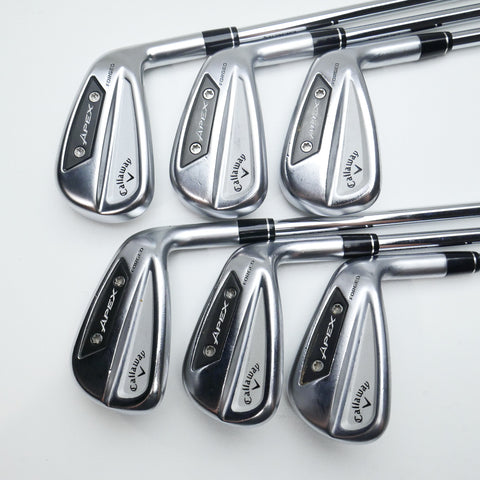 Used Callaway Apex Forged Ai300 Iron Set / 6 - PW + AW / Regular Flex