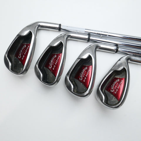 Used Callaway Big Bertha 2008 Iron Set / 4 - SW / Uniflex