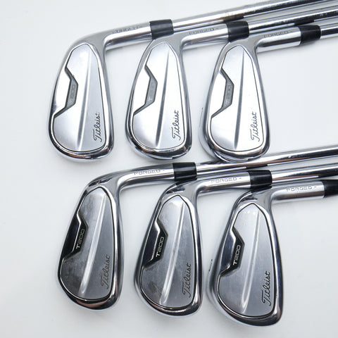 Used Titleist T200 2021 Iron Set / 5 - PW / Stiff Flex