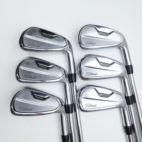 Used Titleist T200 2021 Iron Set / 5 - PW / Stiff Flex
