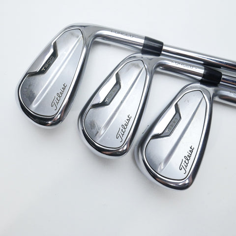 Used Titleist T200 2021 Iron Set / 5 - PW / Stiff Flex