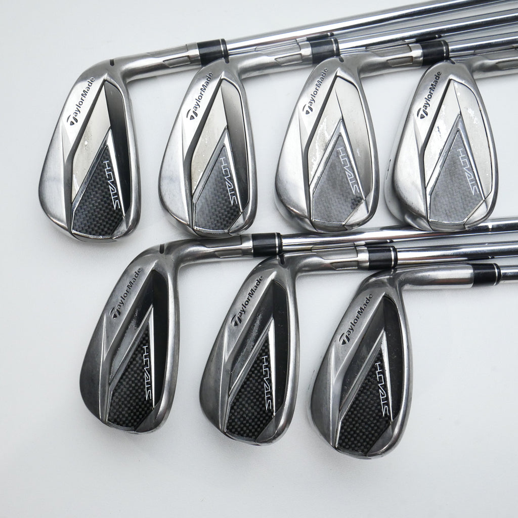 Used TaylorMade Stealth Iron Set / 6 - SW + AW / Regular Flex