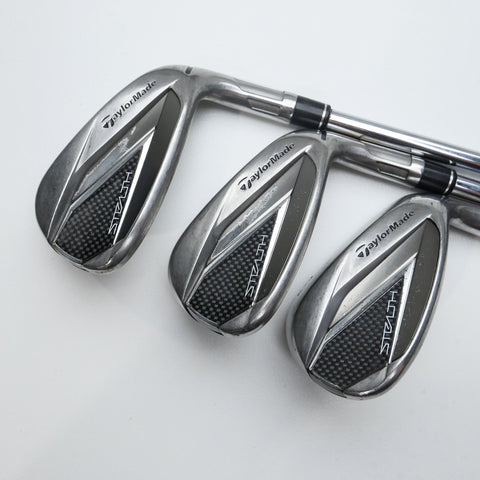 Used TaylorMade Stealth Iron Set / 6 - SW + AW / Regular Flex