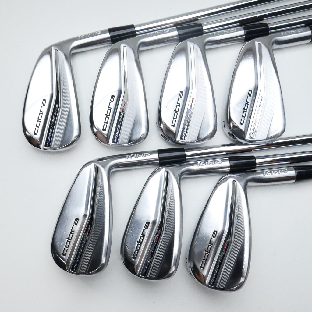 Used Cobra Forged Tec One Length 2023 Iron Set / 4 - PW / Stiff Flex