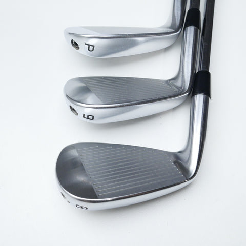 Used Cobra Forged Tec One Length 2023 Iron Set / 4 - PW / Stiff Flex