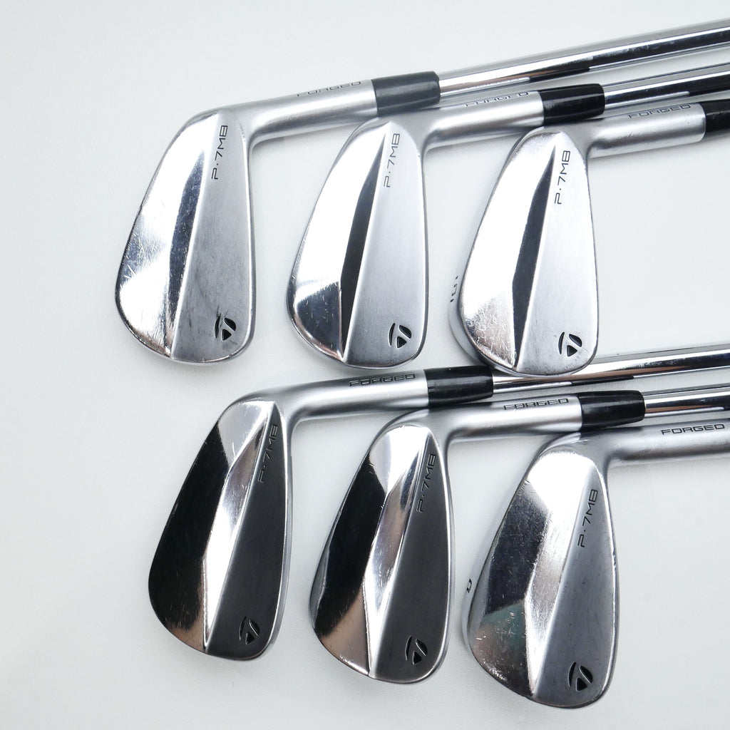 Used TaylorMade P7MB 2023 Iron Set (No 7 iron) / 4 - PW / Stiff Flex