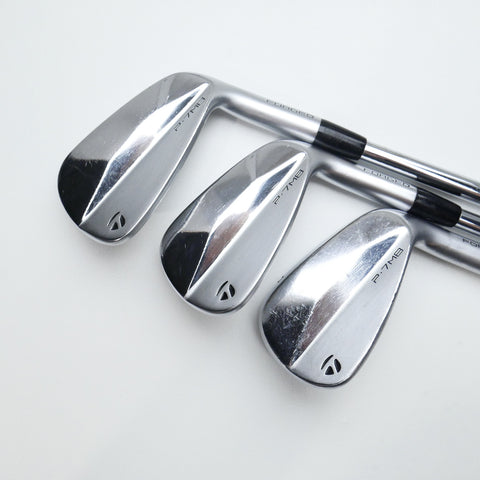 Used TaylorMade P7MB 2023 Iron Set (No 7 iron) / 4 - PW / Stiff Flex