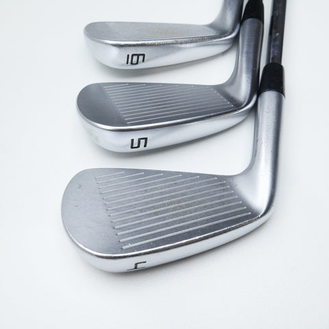 Used TaylorMade P7MB 2023 Iron Set (No 7 iron) / 4 - PW / Stiff Flex