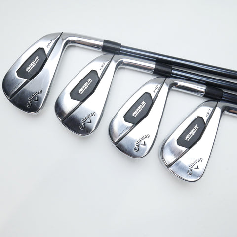 Used Callaway Rogue ST Pro Iron Set / 4 - PW / Stiff Flex