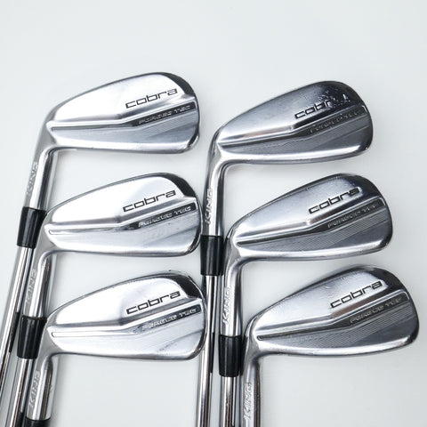 Used Cobra King Forged Tec 2022 Iron Set / 5 - PW / Stiff Flex / Left-Handed