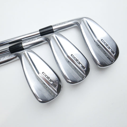 Used Cobra King Forged Tec 2022 Iron Set / 5 - PW / Stiff Flex / Left-Handed