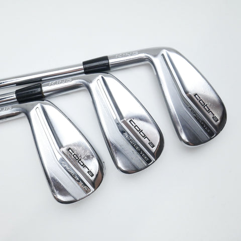 Used Cobra King Forged Tec 2022 Iron Set / 5 - PW / Stiff Flex / Left-Handed