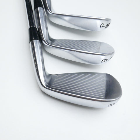 Used Cobra King Forged Tec 2022 Iron Set / 5 - PW / Stiff Flex / Left-Handed