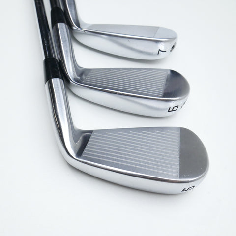 Used Cobra King Forged Tec 2022 Iron Set / 5 - PW / Stiff Flex / Left-Handed