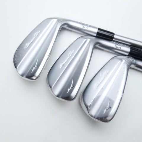 Used Mizuno Pro S-1 Iron Set / 4 - PW / X-Stiff Flex