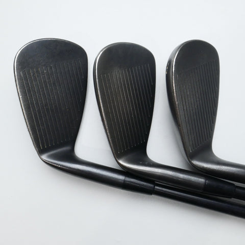 Used Cobra King Forged Tec Black Iron Set / 4 - PW / Stiff Flex