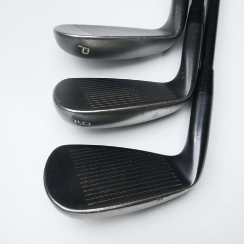 Used Cobra King Forged Tec Black Iron Set / 4 - PW / Stiff Flex