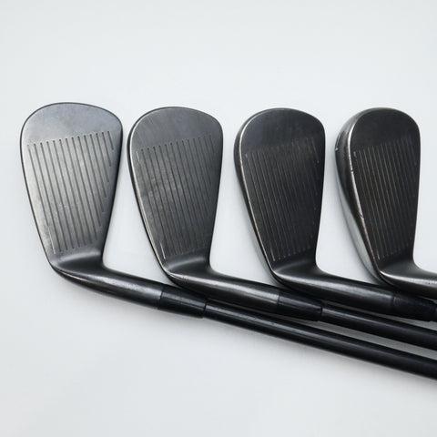 Used Cobra King Forged Tec Black Iron Set / 4 - PW / Stiff Flex