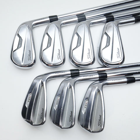 Used Titleist T200 2021 & T100s 2021 Iron Set / 4 - PW / Stiff Flex