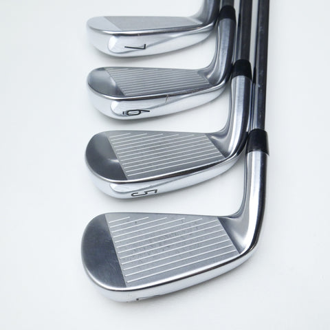 Used Titleist T200 2021 & T100s 2021 Iron Set / 4 - PW / Stiff Flex