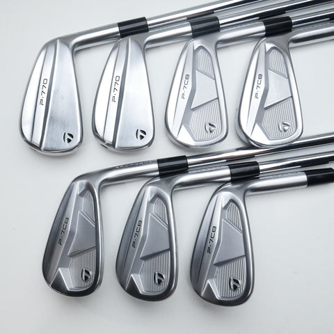 Used TaylorMade P770 2024 & P7CB 2024 Combo Iron Set / 4 - PW / X-Stiff Flex