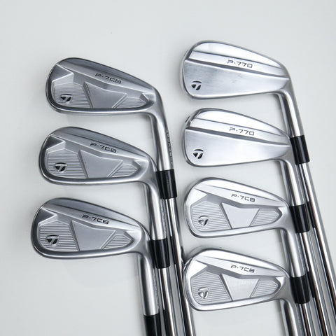 Used TaylorMade P770 2024 & P7CB 2024 Combo Iron Set / 4 - PW / X-Stiff Flex