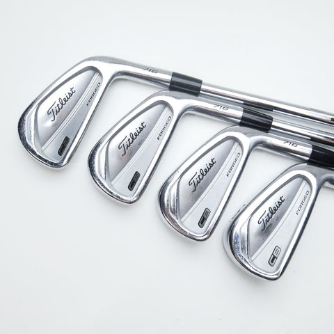 Used Titleist CB 716 Iron Set / 3 - PW / X-Stiff Flex
