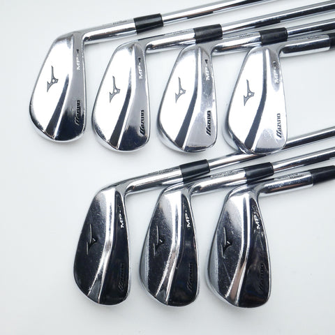 Used Mizuno MP-4 Iron Set / 4 - PW / Stiff Flex