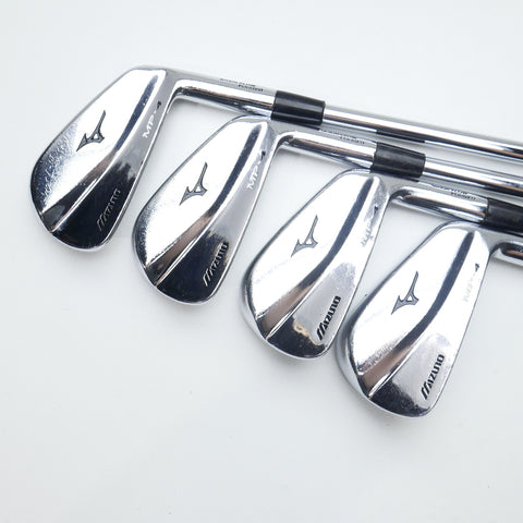 Used Mizuno MP-4 Iron Set / 4 - PW / Stiff Flex