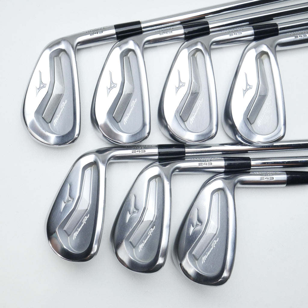 Used Mizuno Pro 243 Iron Set / 4 - PW / Stiff Flex