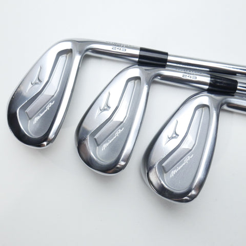 Used Mizuno Pro 243 Iron Set / 4 - PW / Stiff Flex