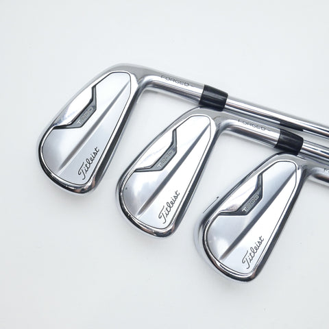 Used Titleist T200 2021 Iron Set / 5 - PW / Stiff Flex
