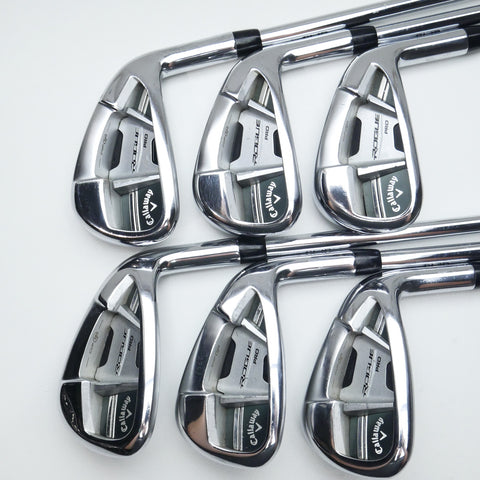 Used Callaway Rogue Pro Iron Set / 5 - PW / Stiff Flex