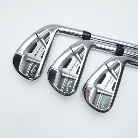 Used Callaway Rogue Pro Iron Set / 5 - PW / Stiff Flex