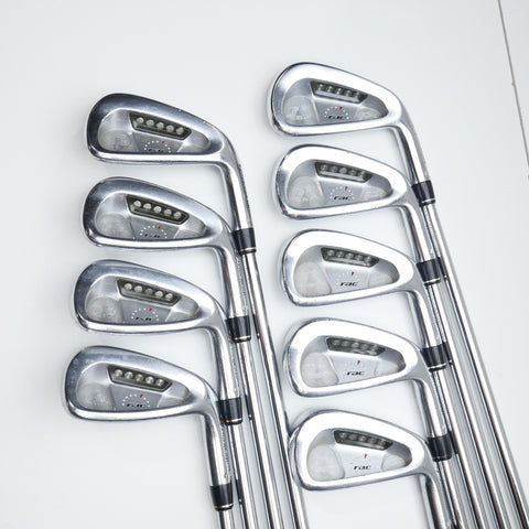 Used TaylorMade RAC LT Iron Set / 2 - PW / Stiff Flex