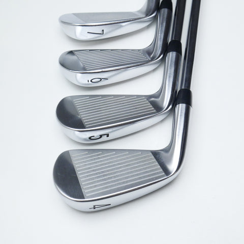 Used Titleist T100S 2021 Iron Set / 4 - PW + 48° / X-Stiff Flex