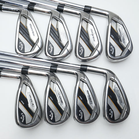 Used Callaway Mavrik Max Iron Set / 4 - PW + AW / Regular Flex / Left-Handed