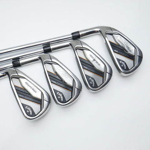 Used Callaway Mavrik Max Iron Set / 4 - PW + AW / Regular Flex / Left-Handed