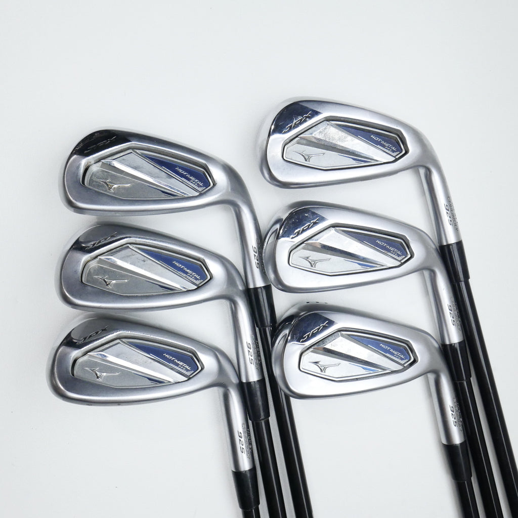 Used Mizuno JPX 925 Hot Metal HL Iron Set / 6 - PW + GW / Regular Flex
