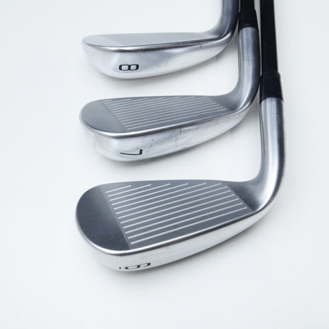 Used Mizuno JPX 925 Hot Metal HL Iron Set / 6 - PW + GW / Regular Flex