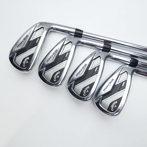 Used Callaway Mavrik Pro Iron Set / 3 - PW / Stiff Flex