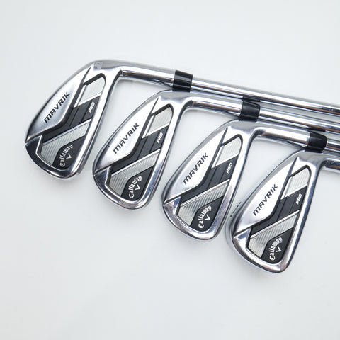 Used Callaway Mavrik Pro Iron Set / 3 - PW / Stiff Flex
