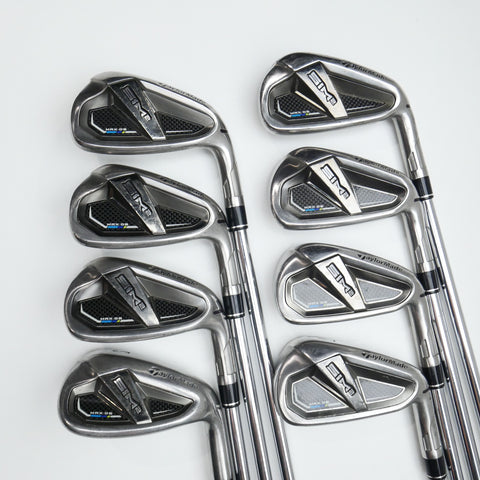 Used TaylorMade Sim2 Max OS Iron Set / 4 - SW / Regular Flex