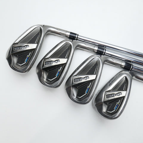 Used TaylorMade Sim2 Max OS Iron Set / 4 - SW / Regular Flex