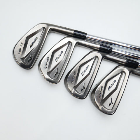 Used Mizuno MP-63 Iron Set / 3 - PW / Stiff Flex